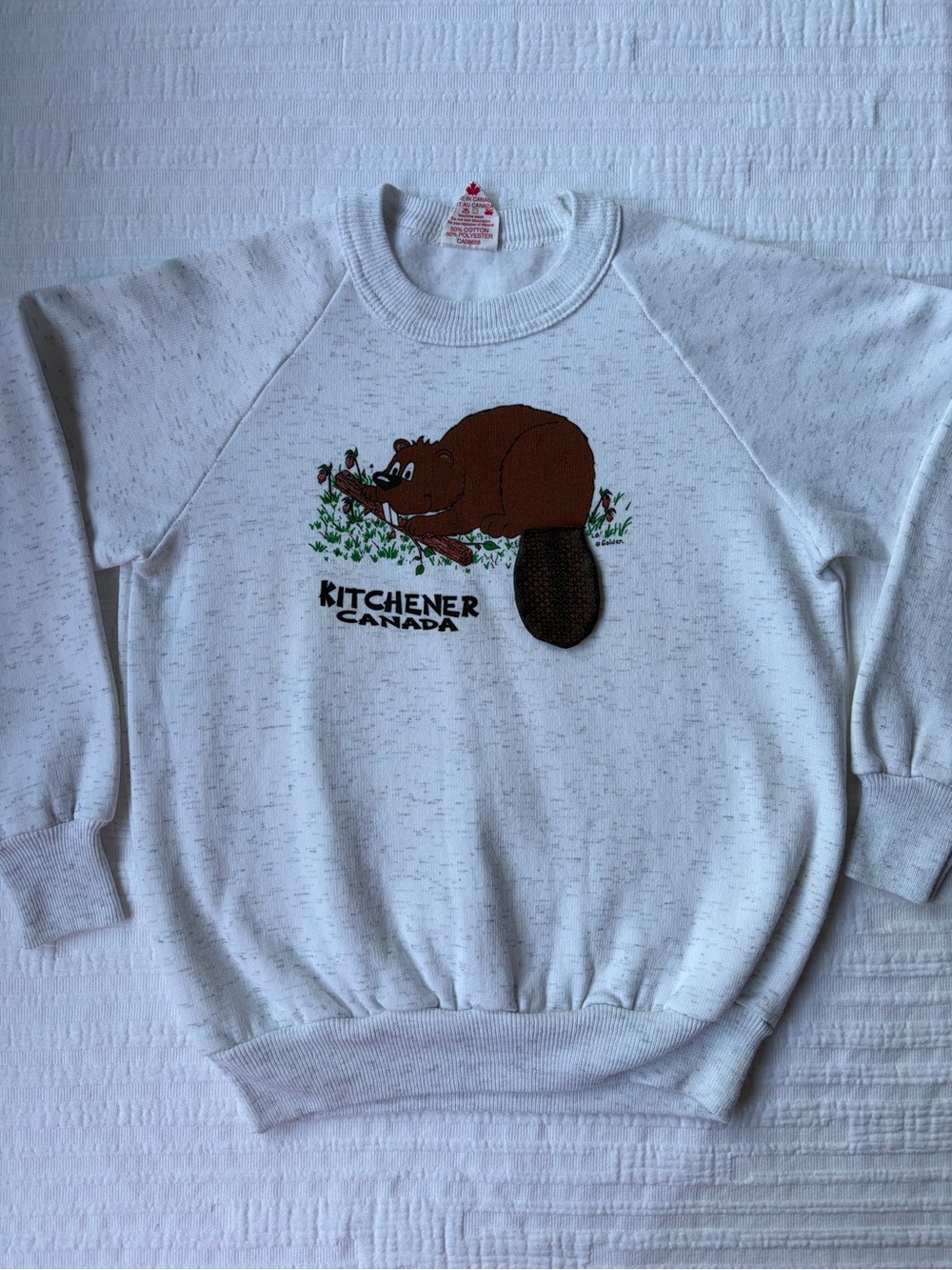 Vintage Children’s Kitchener Canada Beaver Graphic Sweatshirt